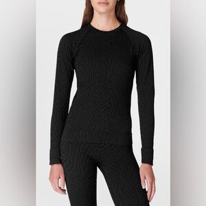 Sweaty Betty Animal Crewneck Base Layer Top
